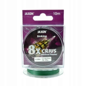 Plecionka tonąca Jaxon Crius 8X Method Feeder 0.12mm - 10m 