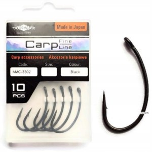 Mikado haczyki Karpiowe Carp Fine Teflon Black 8