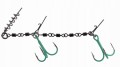 Dozbrojka Mikado Jaws Double Evo Stinger 35kg #2/0