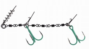 Dozbrojka Mikado Jaws Double Evo Stinger 35kg #2/0