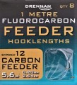 Przypony 100cm Drennan fluorocarbon Carbon 12