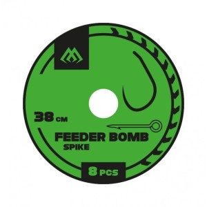  Mikado Przypony bezzadziorowe Feeder Bomb z Igłą 10