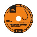  Mikado Przypony bezzadziorowe Feeder Bomb Z Push Stopem 10