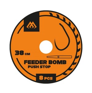  Mikado Przypony bezzadziorowe Feeder Bomb Z Push Stopem 10