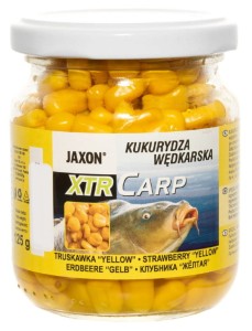 Kukurydza XTR Carp Jaxon Truskawka Yellow 125g 
