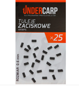  Undercarp Tuleje Zaciskowe Krimps 0.6 mm