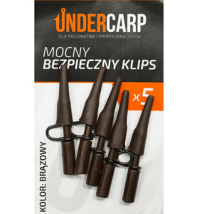 Undercarp Mocny bezpieczny klips – brązowy
