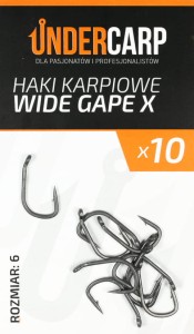 UnderCarp Haczyki Wide Gape X roz. 6
