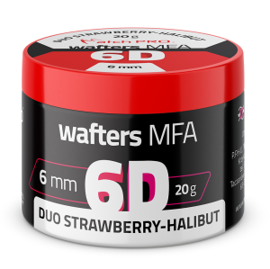 Wafters MatchPro 6D MFA Duo Truskawka - Halibut 6mm