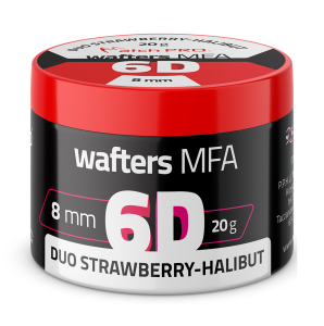 Wafters MatchPro 6D MFA Duo Truskawka - Halibut 8mm