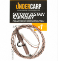 Undercarp gotowy zestaw karpiowy z leadcorem i mocnym klipsem 45 lbs / 100 cm brązowy
