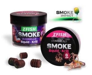 Dumbells Zfish Pop Up Smoke - Kalmary Krill - 8mm 20g