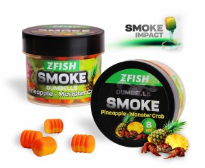Dumbells Zfish Pop Up Smoke - Krab Ananas - 8mm 20g