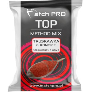 Zanęta MatchPro Top Method mix Truskawka i Konopie 700g