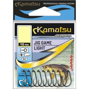 Kamatsu Jig Game Light 12 K-130 Czarny Nikiel Oczko