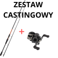 Zestaw Castingowy Kinetic Wędka 2,25m do 70g + Multiplikator