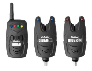 Zestaw sygnalizatorów brań Delphin DIVER 9V 2+1