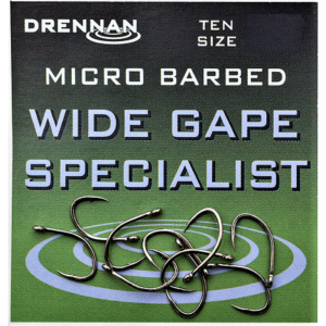 Drennan haczyki Wide Gape Specialist Micro Barb 4
