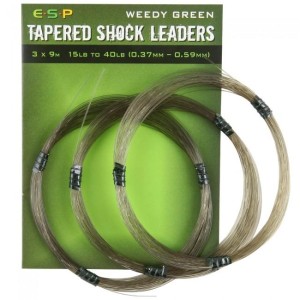 Przypon Strzałowy ESP Weedy Green 3x9m 0.37mm - 0.59mm