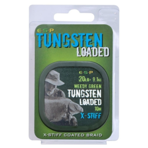 Plecionka ESP Tungsten Loaded X-STIFF 10m 9,1kg Zielona