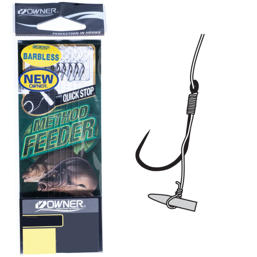 haczyki-z-przyponem-owner-method-feeder-z-push-stopem-roz-14-4805