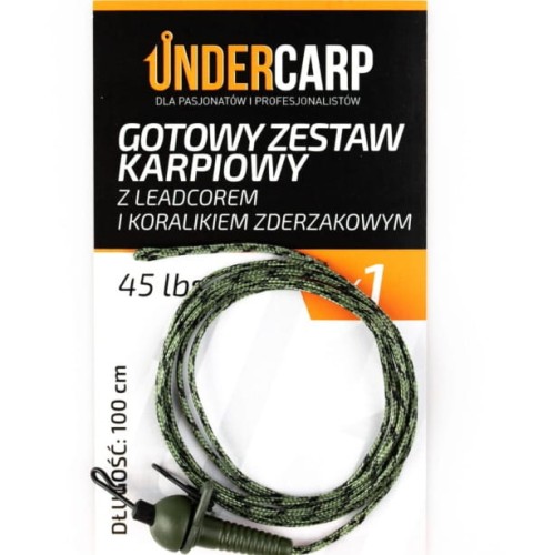 Gotowy-Zestaw-Karpiowy-z-Leadcorem-i-Koralikiem-Zderzakowym-45-Lbs-100-cm-Zielony-3482