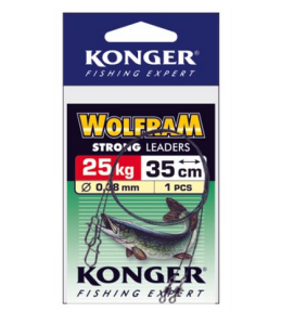 Przypon Wolframowy Konger 35cm - 25kg
