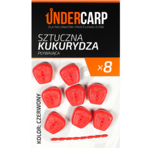 Undercarp Sztuczna kukurydza pływająca czerwona 
