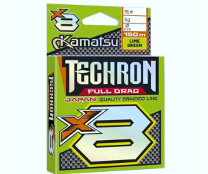 Plecionka Techron Full Drag X8 Lime Green 0,25 / 150m   