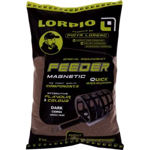 Zanęta Lorpio Feeder Magnetic Dark Ciemna 2kg 