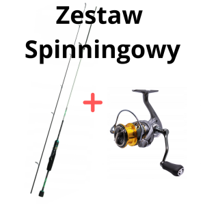 Zestaw Spinningowy Wędka Mistrall Nautilio Ultra Light Spin 172cm 0,2-1,5g  + Kołowrotek Mistrall Saguro Spin 2000 Fd  