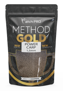 Method Gold Pellet Power Carp 1,5mm Matchpro 700g   