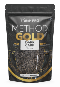 Method Gold Pellet Dark Carp 2mm Matchpro 700g     