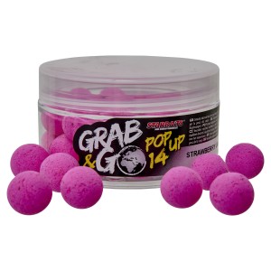 Kulki Starbaits Grab&Go Pop Up 14mm Strawberry