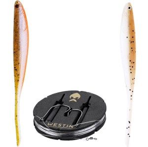 Zestaw Dropshot Westin Rig Kit ShadTeez Pintail 11cm 14g - Clear Water Mix  