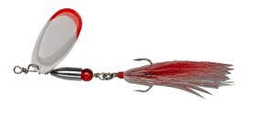 Obrotówka Pezon Michel Buck Pike Nr 4 White Red  