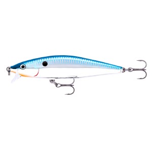 Wobler Rapala Flat Rap 8cm 7g Floating - Silver Blue
