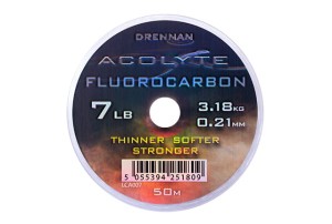 Żyłka Drennan Acolyte Fluorocarbon 50m - 0,21mm  