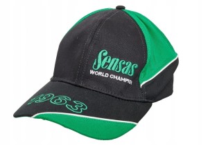 senses czapka casquette fashion black&green