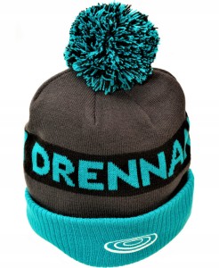 Drennan AQUA /BLACK bobble hat czapka zimowa