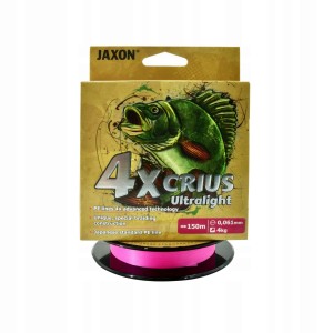 Plecionka Jaxon Crius 4X Ultralight Pink 0.061mm 150m - 4kg
