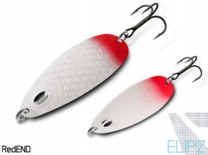 Wahadłówka na szczupaka Delphin Elipz 12g - Red End
