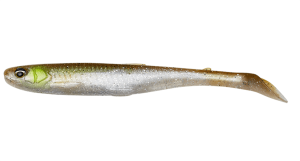 Slender Scoop Shad Savage Gear 11cm 7g - GREEN SILVER 