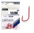 Haczyki Owner 50286 Sode Red roz.16