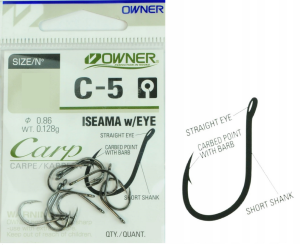 Haczyki OWNER ISEAMA w/EYE C-5 roz. 4