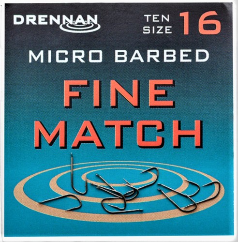 Drennan haczyki Fine Match Micro Barbed 20