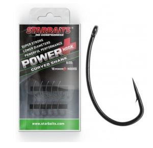 Haczyki Starbaits Power Hook Curved Shank Size 2