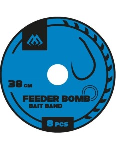  Mikado Przypony bezzadziorowe Feeder Bomb Z Gumką 12