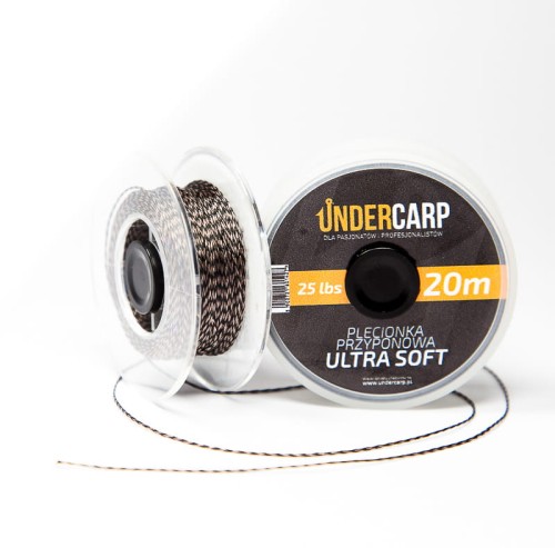 Undercarp-Plecionka-przyponowa-20m-25lbs-Ultra-Soft-brazowa-3434