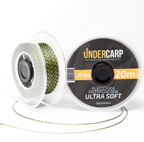 Undercarp-Plecionka-przyponowa-20m-25lbs-Ultra-Soft-zielona-3435